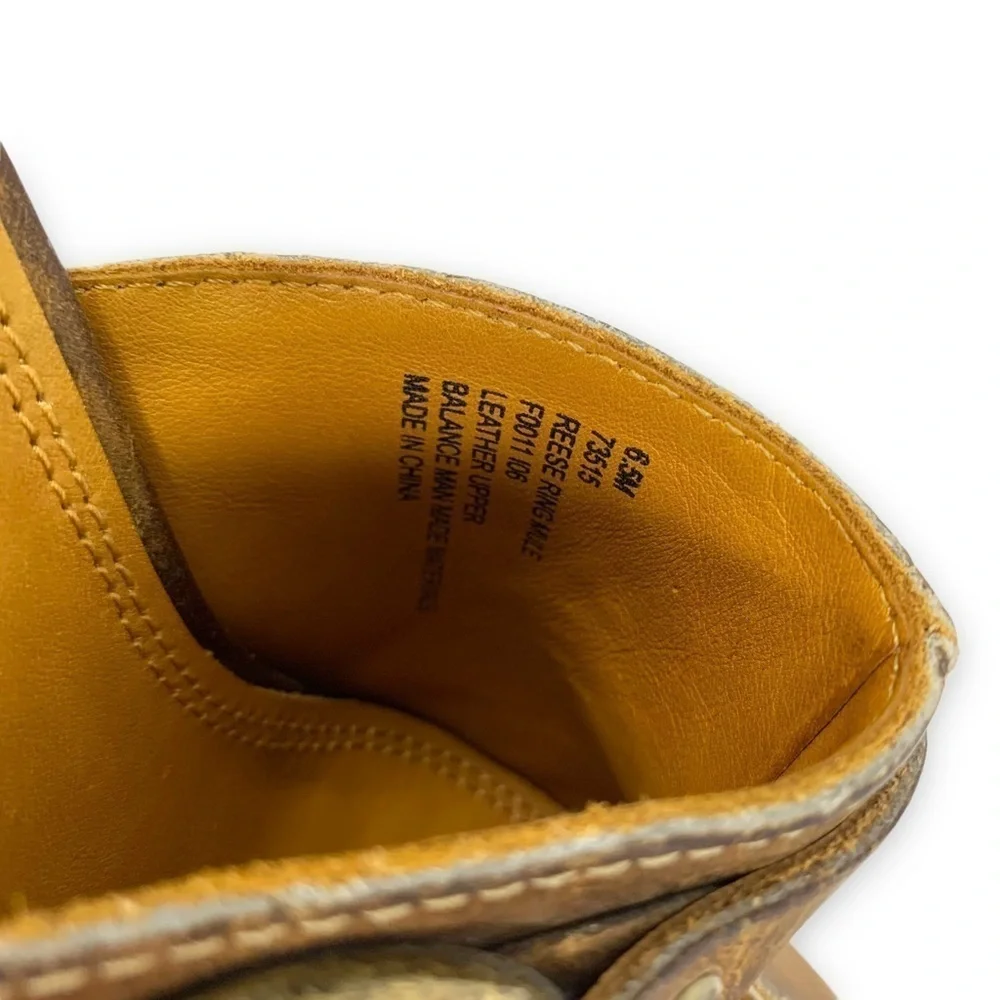Frye Reese Ring Mule Brown Leather Size 6.5 - Picture 13 of 15